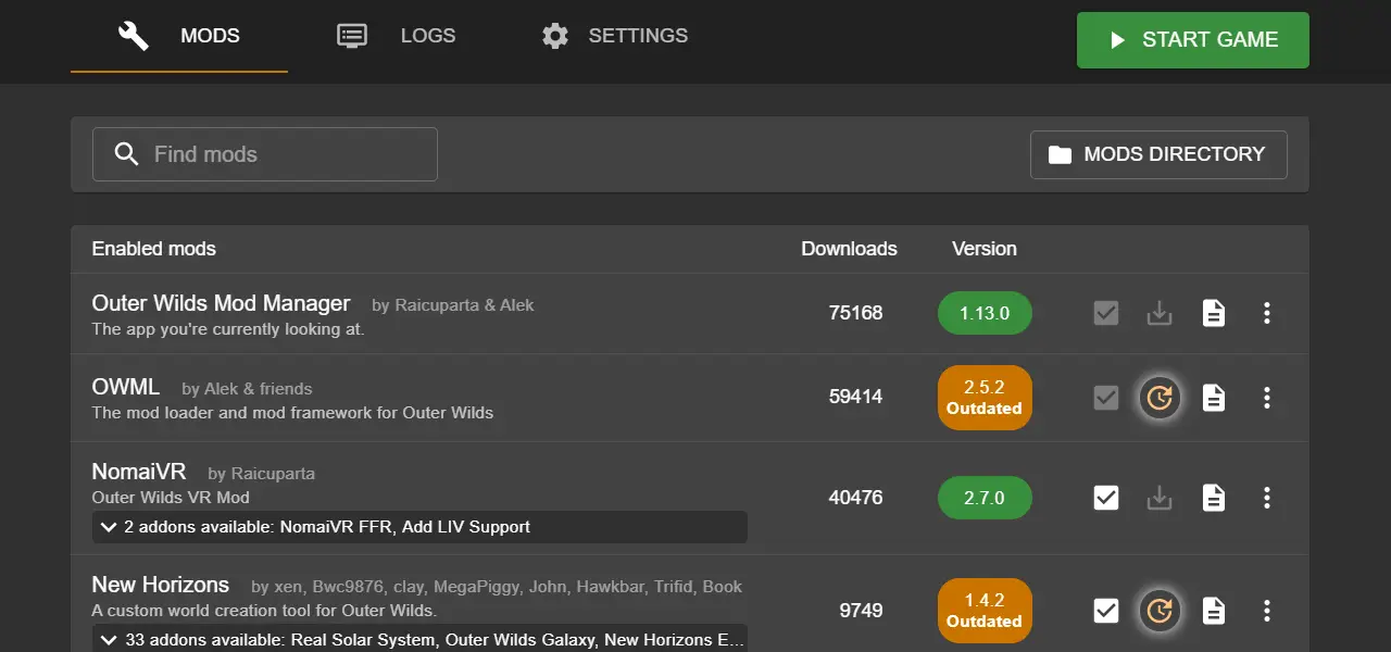 Outer Wilds Mod Manager